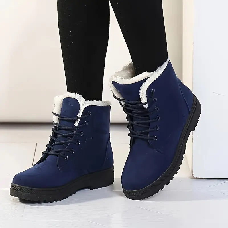 CozyFleece™ Women’s Winter Boots – Warm, Supportive & Water-Resistant Comfort