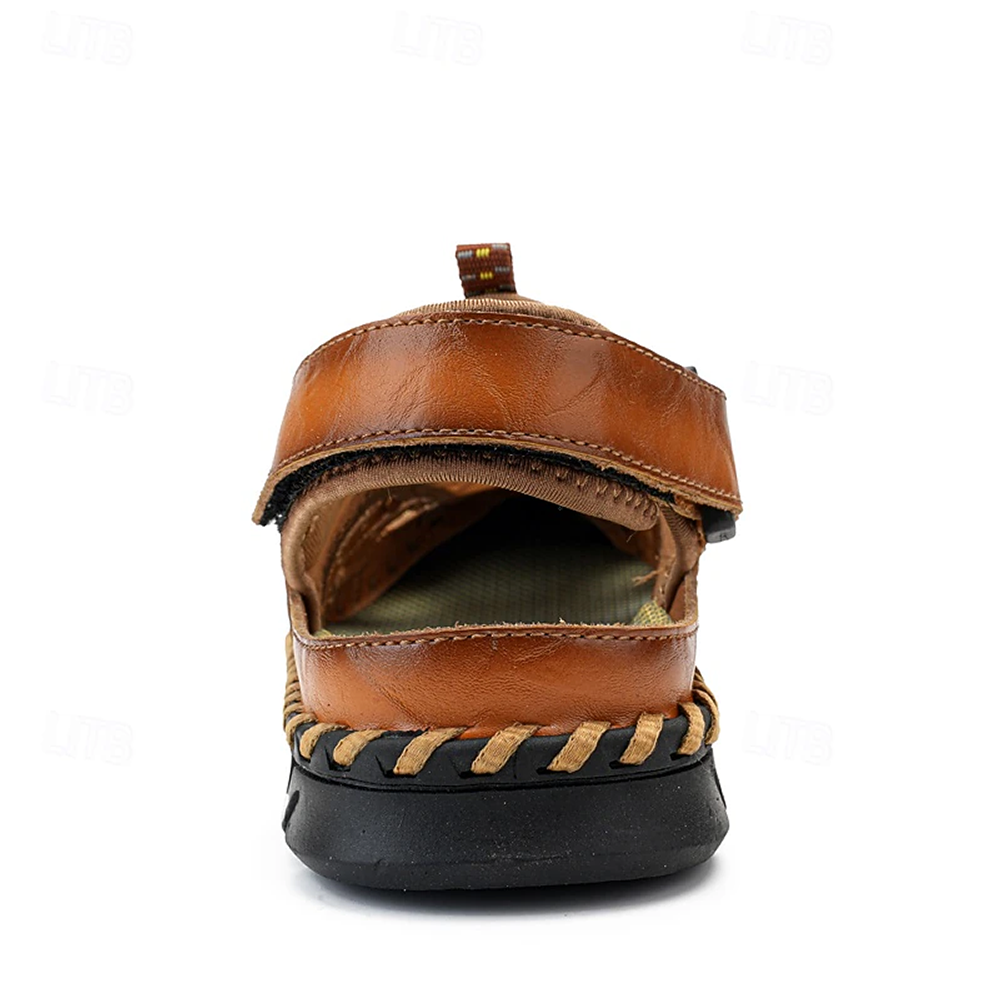 TrekStep™ Men’s Closed-Toe Comfort Sandals – Breathable Support for All-Day Walking
