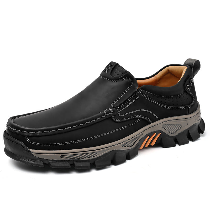 Men's Rugged Slip-On Shoes – Orthopedic Comfort & Wide Fit
