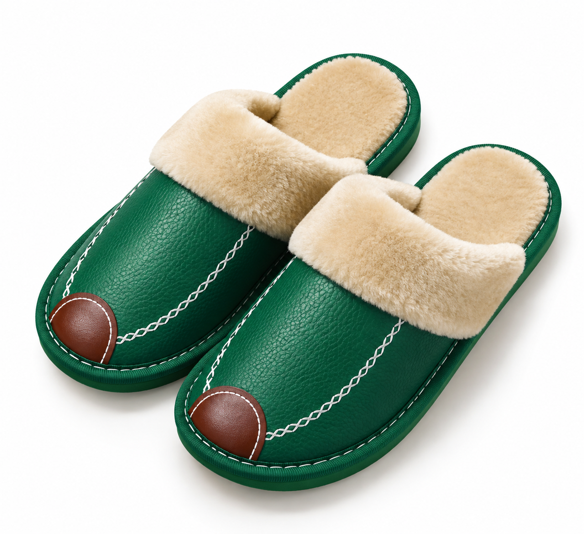 🔥 Men's Warm Arch Support Slippers – Non-Slip Comfort for Tired Feet