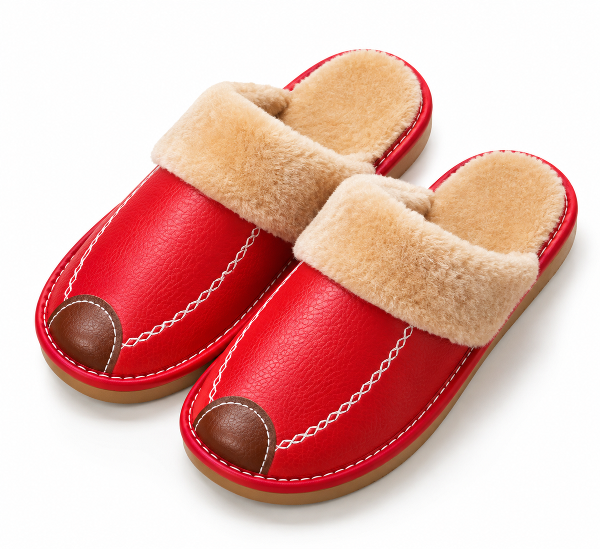 🔥 Men's Warm Arch Support Slippers – Non-Slip Comfort for Tired Feet