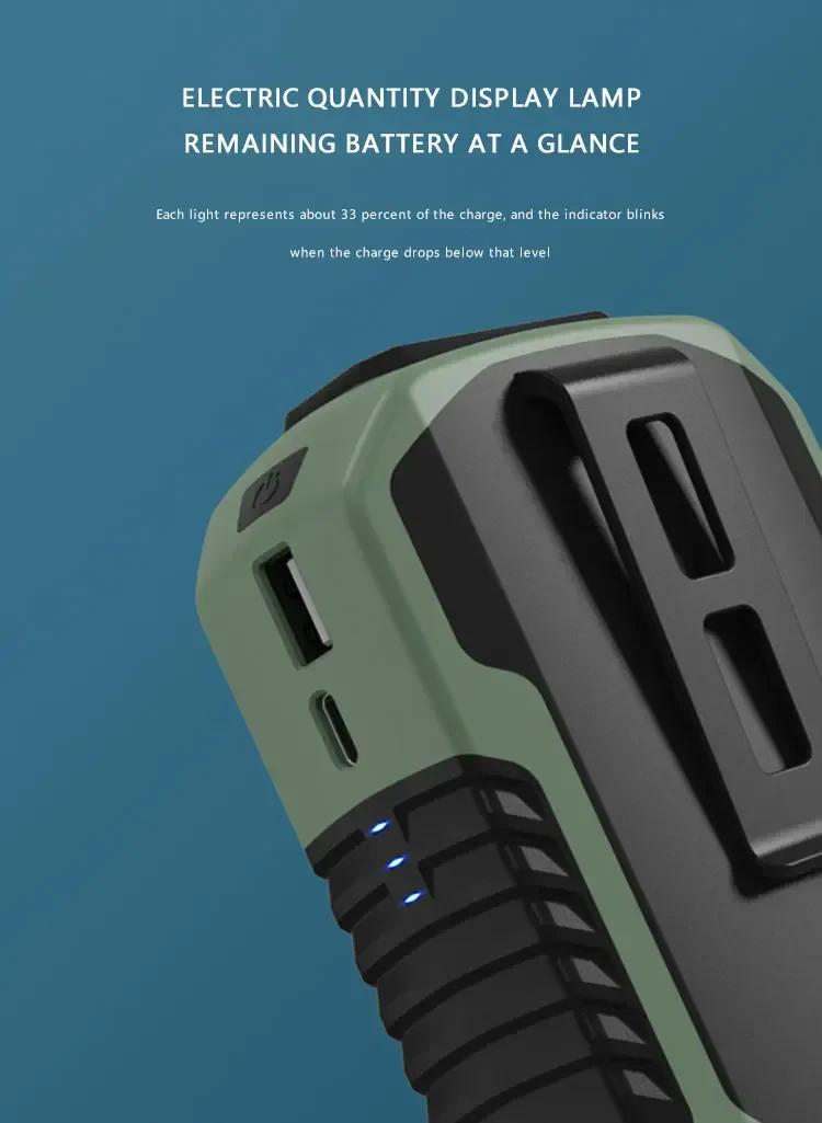 Early Summer Sale 49% Off🔥 2025 Smart AI Long-lasting Battery Powerful Portable Waist Clip Fan, Wearable Hanging Neck Fan