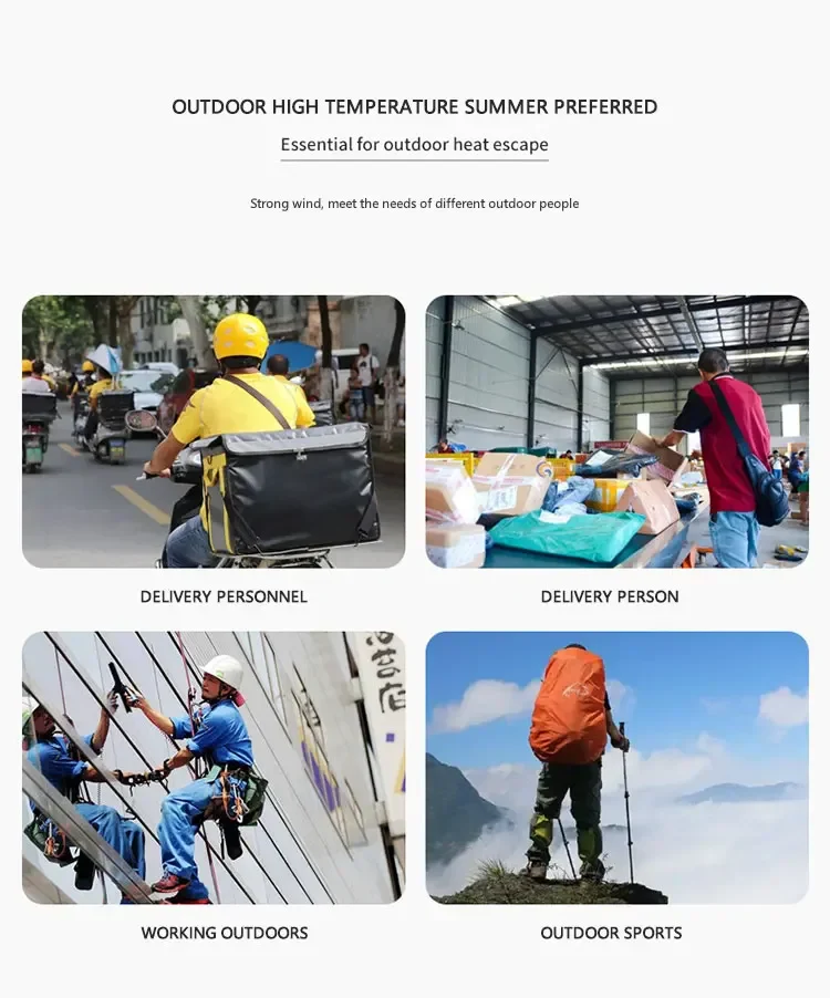 Early Summer Sale 49% Off🔥 2025 Smart AI Long-lasting Battery Powerful Portable Waist Clip Fan, Wearable Hanging Neck Fan