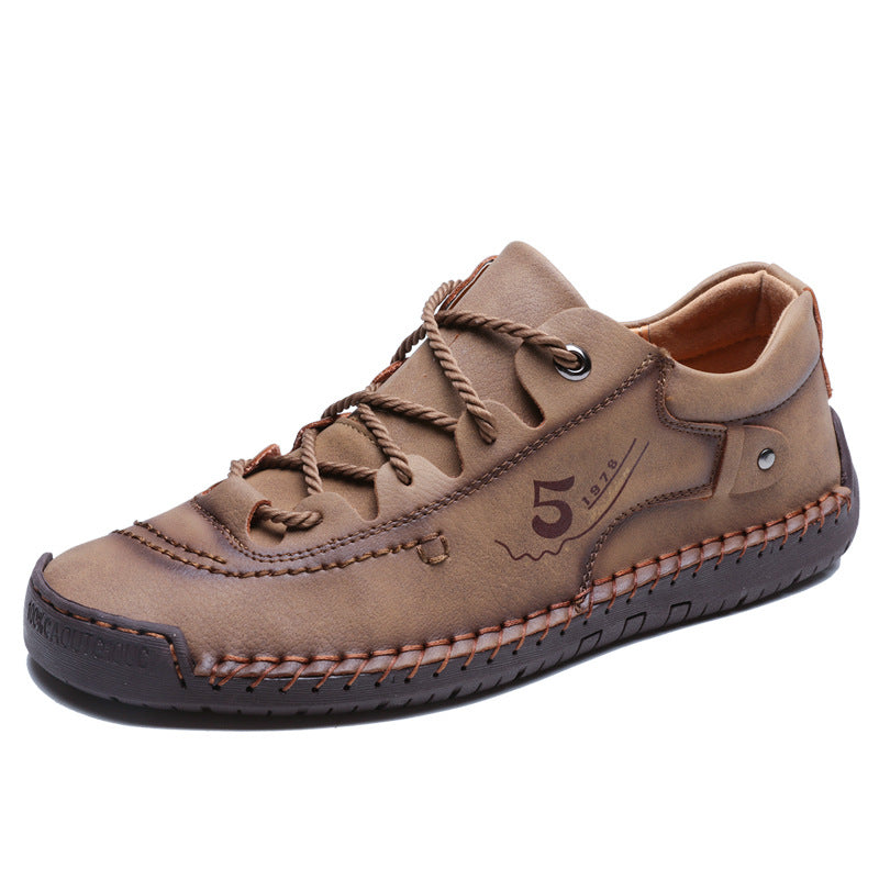 2025 Handmade Leather Sneakers for Men – Supportive & Stylish