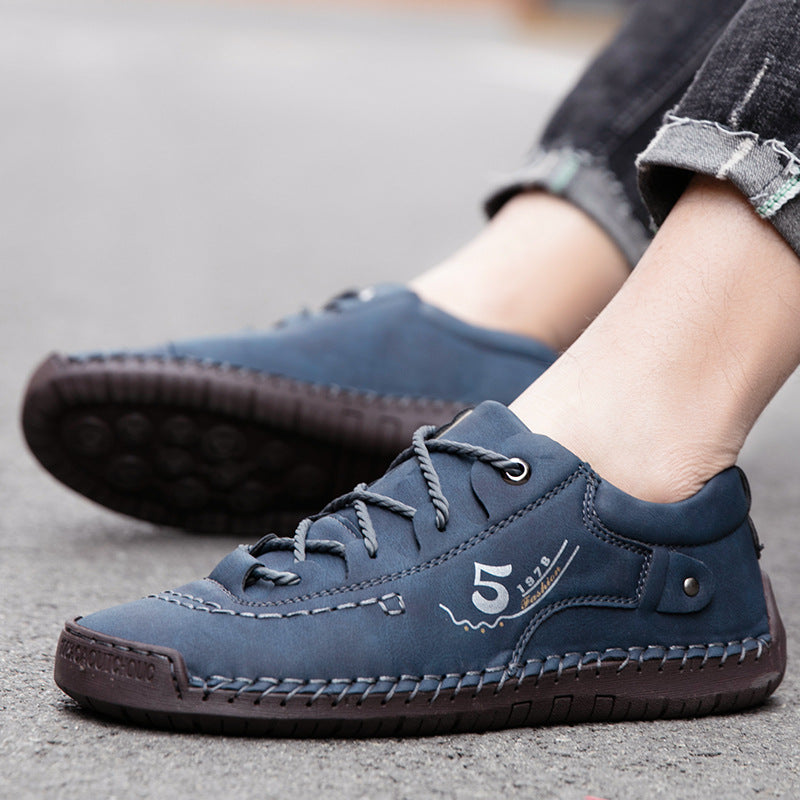 2025 Handmade Leather Sneakers for Men – Supportive & Stylish