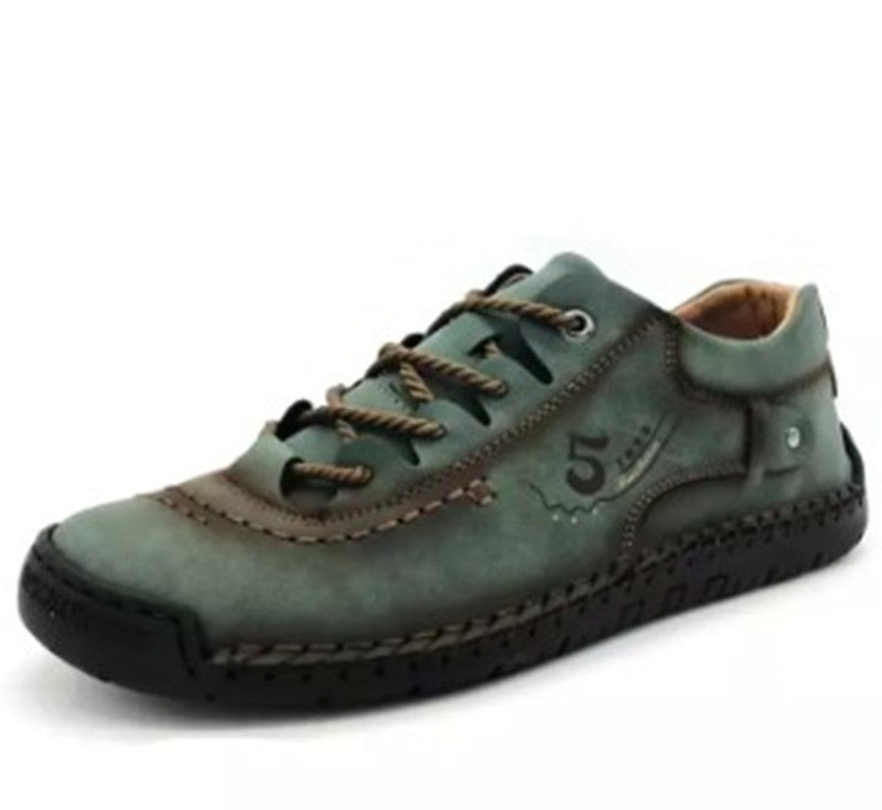 2025 Handmade Leather Sneakers for Men – Supportive & Stylish