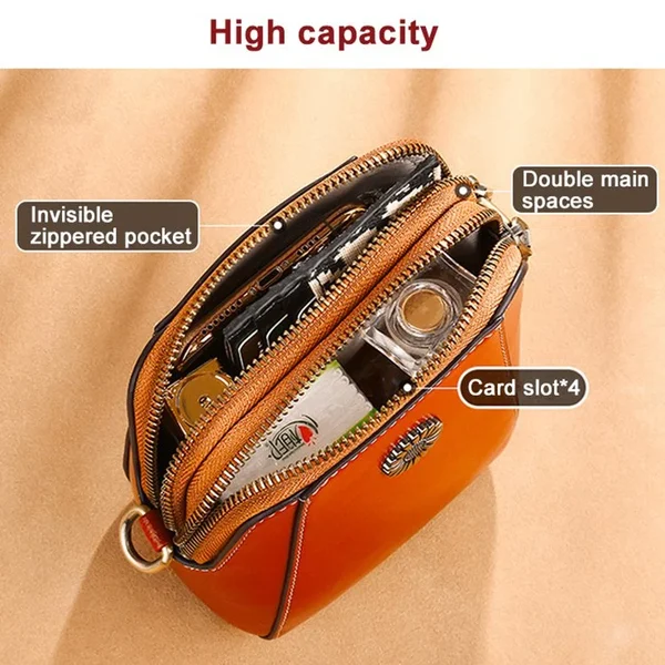 🔥MOTHER'S DAY SALE - 49% OFF👜Premium Leather All-in-one Crossbody Phone Bag