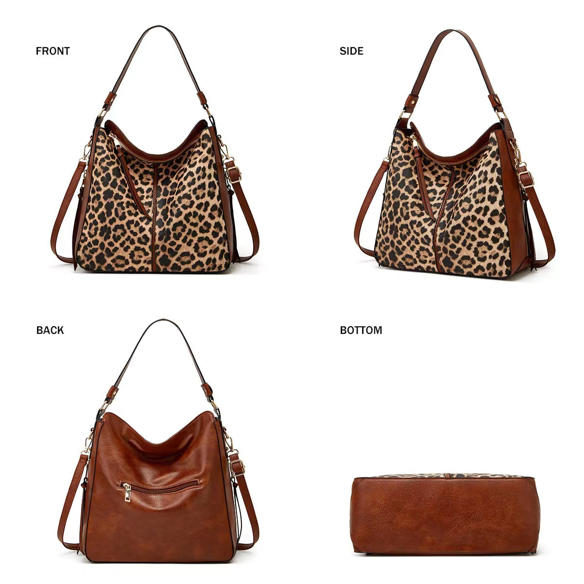 Luxury Leather Hobo Handbag [Special Gift for Limited time]