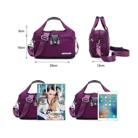 Women Large Capacity Waterproof Crossbody Shoulder Bag, Fashion Anti-theft Handbag