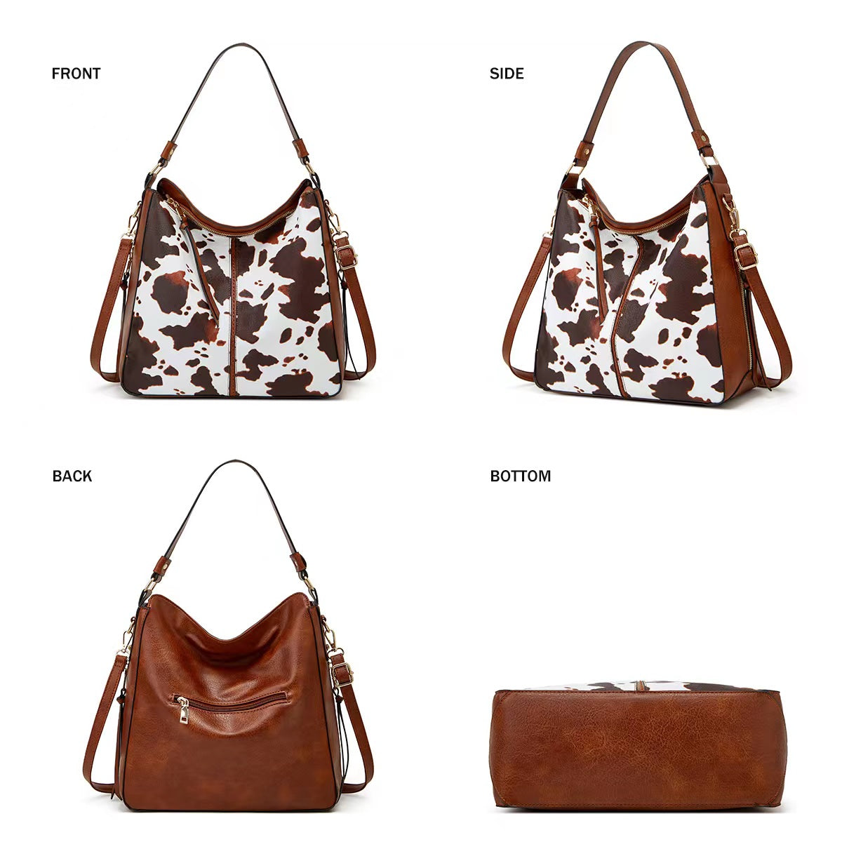 Luxury Leather Hobo Handbag [Special Gift for Limited time]