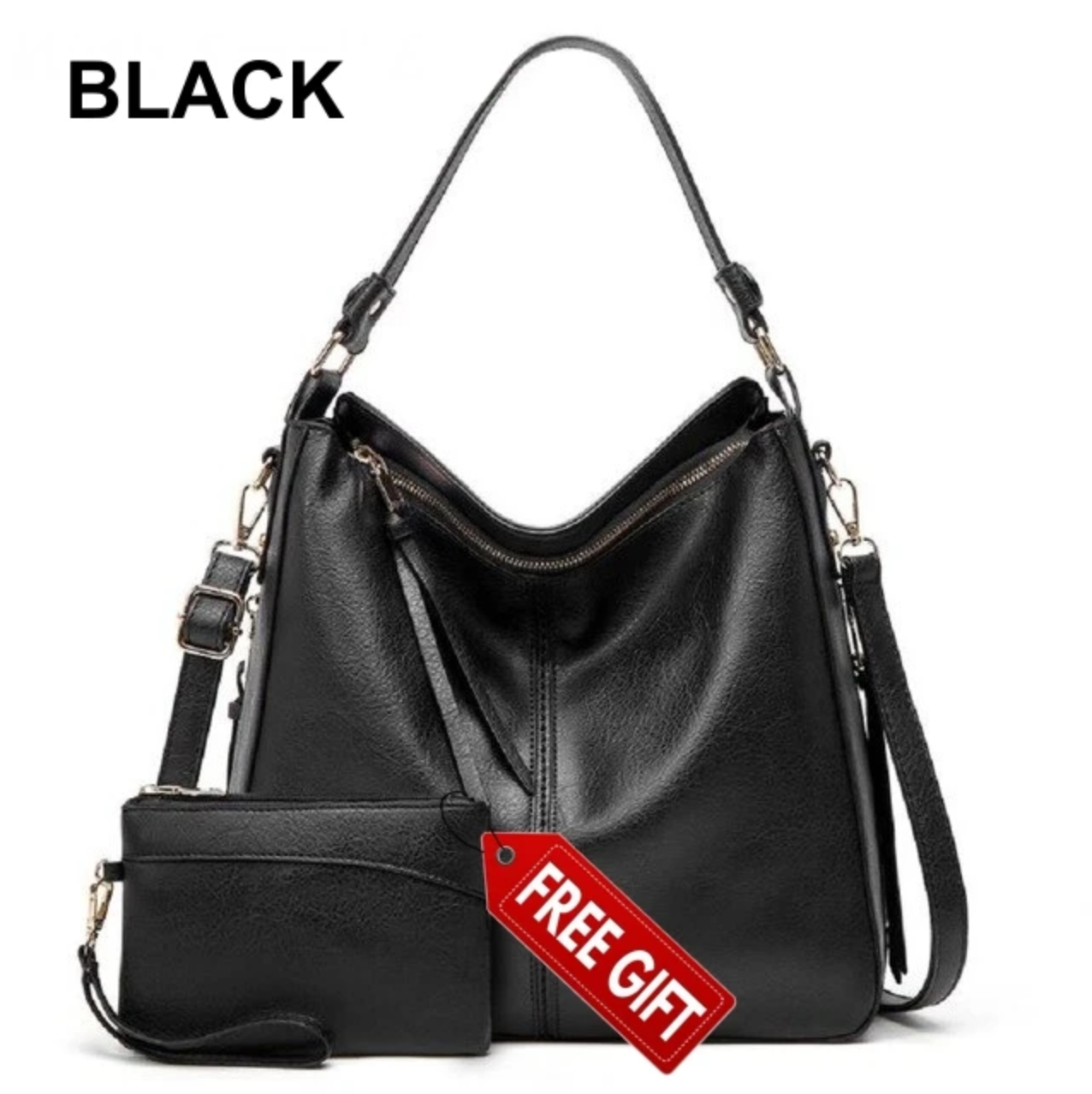 Luxury Leather Hobo Handbag [Special Gift for Limited time]