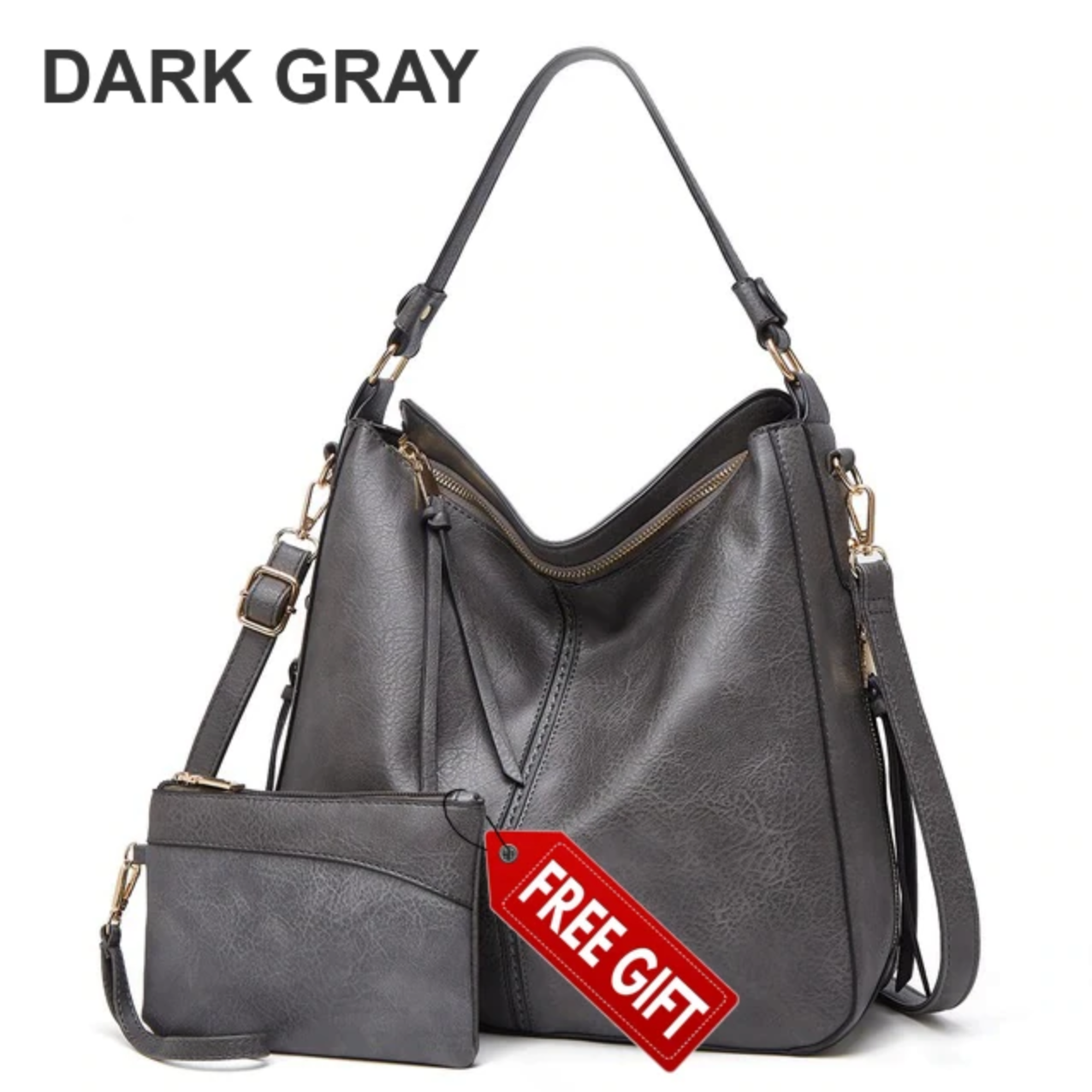 Luxury Leather Hobo Handbag [Special Gift for Limited time]