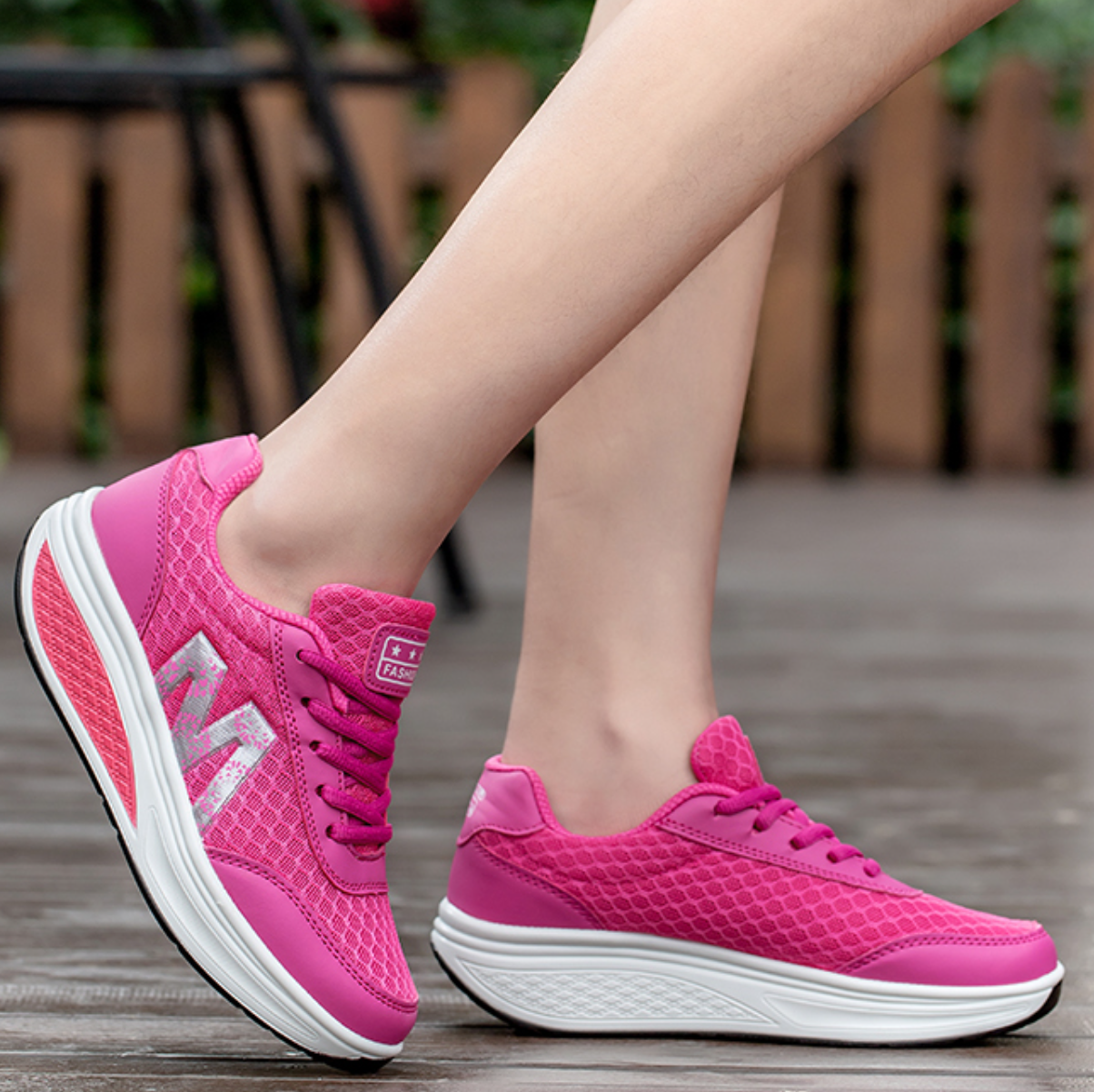 Women Orthopedic Lightweight Walking Sneakers, Comfortable Work Shoes