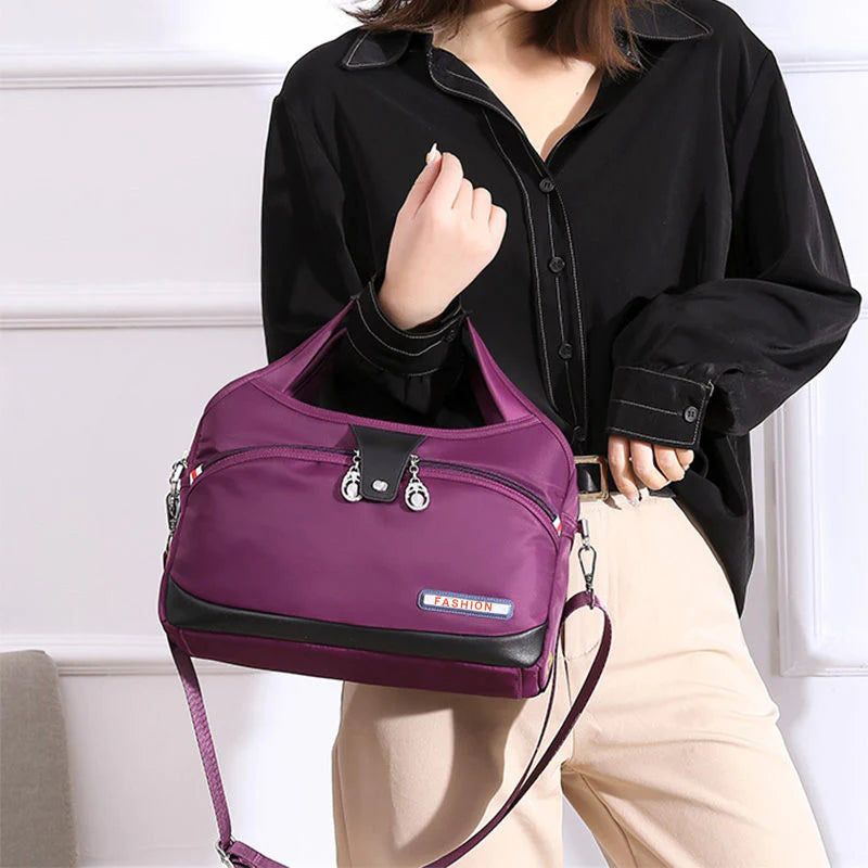 Women Large Capacity Waterproof Crossbody Shoulder Bag, Fashion Anti-theft Handbag